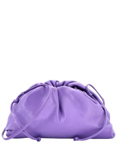 Bottega Veneta Purple Sheep Leather The Pouch Mini (authentic Pre-loved)
