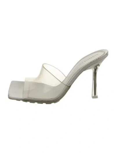Pre-owned Bottega Veneta Pvc Slides In Transparent