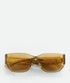 Bottega Veneta Intrecciato Square Sunglasses