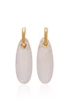 Bottega Veneta Quartz Earrings In Pink