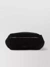 Bottega Veneta Large Nylon Belt Bag In Black
