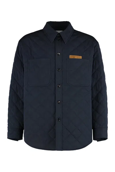 BOTTEGA VENETA BOTTEGA VENETA QUILTED COTTON OVERSHIRT