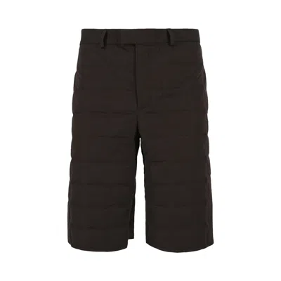 Pre-owned Bottega Veneta Quilted Puffer Shorts 'fondente' | Brown | Men's Size Xs