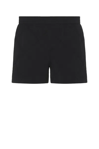 Bottega Veneta Quilted Shorts In Black