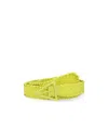 Bottega Veneta Raffia Buckle Belt In Yellow