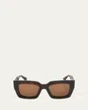Bottega Veneta Bv1212s Sunglasses In 002 Havana Havana Brown