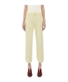 Bottega Veneta Raised-seam Straight Jeans In Green