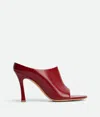 Bottega Veneta Pointed High Heel Sandals In Rosewood
