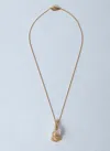 Bottega Veneta Rana Pearl Necklace In Gold