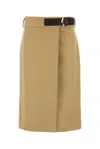 BOTTEGA VENETA BOTTEGA VENETA REAR SLIT MIDI SKIRT