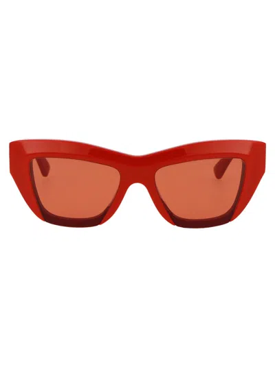 BOTTEGA VENETA RECTANGLE FRAME SUNGLASSES