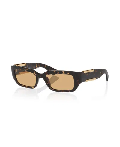 Bottega Veneta Rectangle Sunglasses Bv1406s In Green