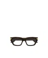 Bottega Veneta Rectangular Flat Mirror In Havana