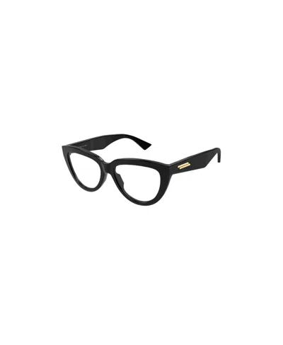 Bottega Veneta Rectangular Frame Flat Mirror In Black