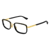Bottega Veneta Rectangular Shape Eyeglasses In Black