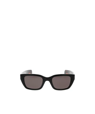 Bottega Veneta Rectangular Sunglasses In Gray