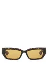 Bottega Veneta Rectangular Sunglasses "dash" In Brown