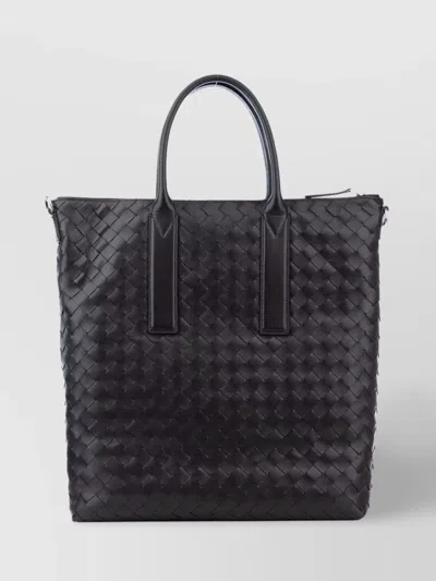 Bottega Veneta Rectangular Top Handle Woven Tote