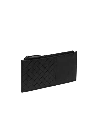 Bottega Veneta Rectangular Wallet In Black