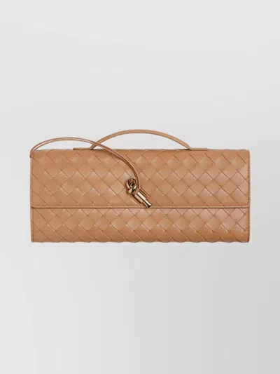 Bottega Veneta Rectangular Woven Clutch Bag Andiamo