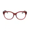 Bottega Veneta Red Acetate Frames