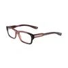 Bottega Veneta Red Acetate Frames In Multi