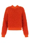 Bottega Veneta Women Red Boucle Sweater