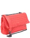 Bottega Veneta Red Intrecciato Nappa Calf Leather Woven Olimpia Bag (authentic  Pre-loved)