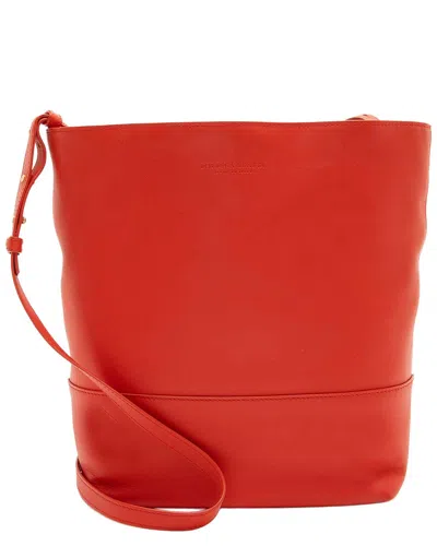 Bottega Veneta Red Leather Bucket Bag (authentic Pre-loved)