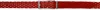 Bottega Veneta Red Macramé Belt In 6566-red/ch