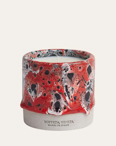 Bottega Veneta Redstone Glaze Single-wick Candle In Multi