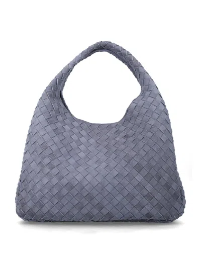 Bottega Veneta Refined Mini Handbag - 24 Cm Height In Blue
