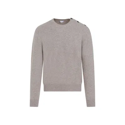 Bottega Veneta Regular Fit Sweater In Neutral