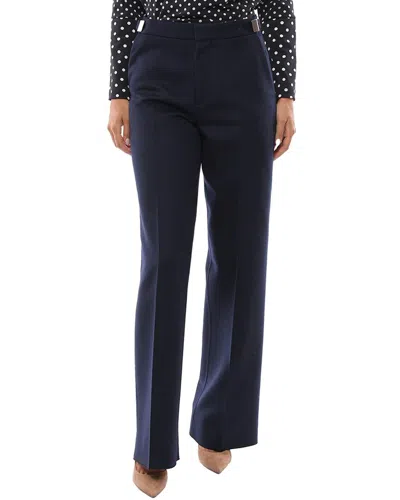 Bottega Veneta Regular Fit Wool Pant In Blue