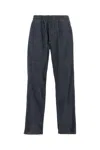 Bottega Veneta Relaxed Barrel Leg Indigo Denim Trousers In Blue