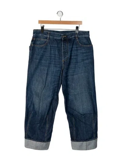 Pre-owned Bottega Veneta Relaxed Fit Jeans In Blue