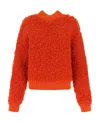 Bottega Veneta Women Red Boucle Sweater