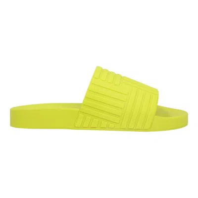 Bottega Veneta Resort Slides Kiwi
