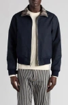 Bottega Veneta Reversible Compact Cotton Jacket In 4246 Fondant/ Dove/ Mint