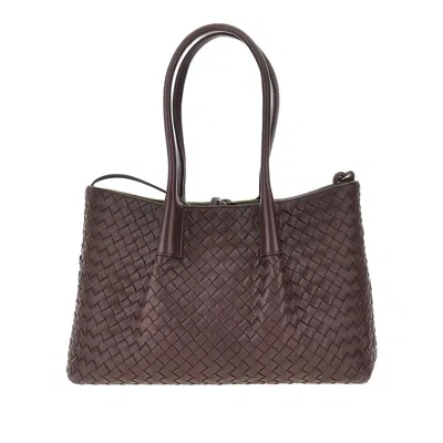 Bottega Veneta Reversible Medium 'pinacoteca' Bag In Red