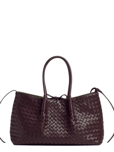 Bottega Veneta Picture Gallery Shoulder Bag In Black