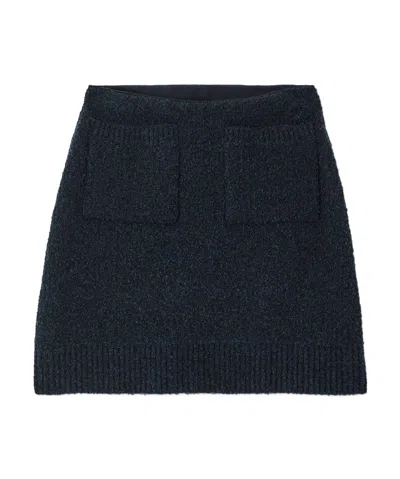 Bottega Veneta Rib Knitted Skirt In Black