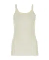 Bottega Veneta Ribbed Wool Sleeveless Top In White