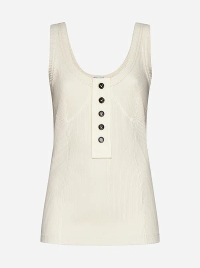 Bottega Veneta Classic T-shirt Top In In White
