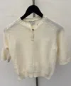 Bottega Veneta Ribbed Knit Top In Nude