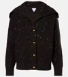 Bottega Veneta Ribbed-knit Wool-blend Cardigan In Brown