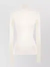 Bottega Veneta Rib-knit Turtleneck Sweater In White
