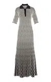BOTTEGA VENETA RIBBED WOOL-BLEND MAXI DRESS