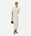 Bottega Veneta Gerippter Wollrock In String