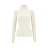 Bottega Veneta Rib-knit Turtleneck Sweater In White